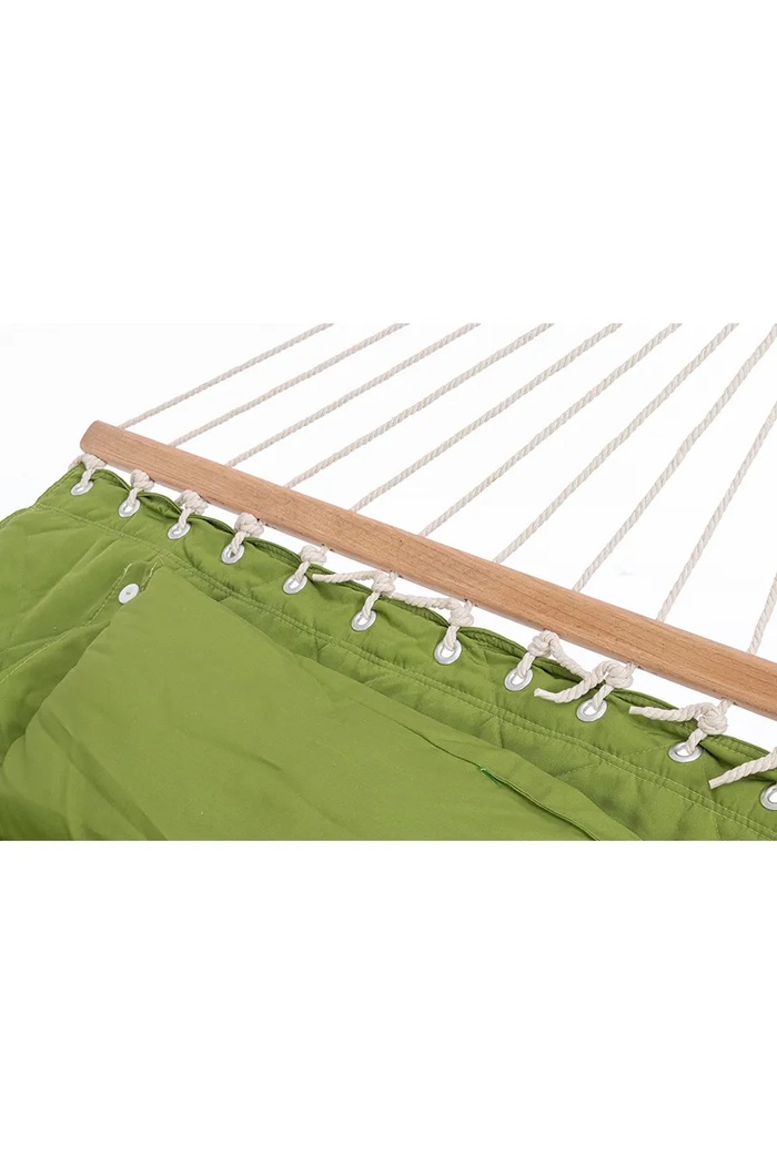 Bizzotto hamak dwuosobowy z bawełną 200 x 140 cm 792320 zielony AA00