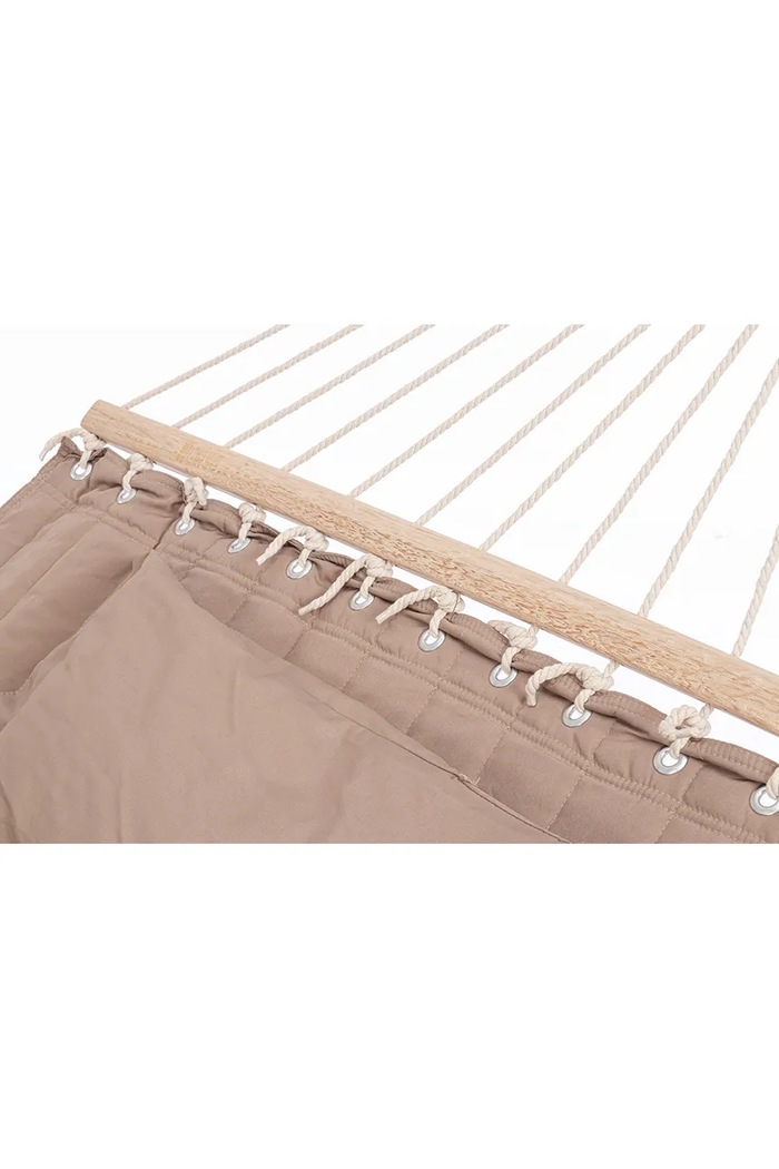 Bizzotto hamak dwuosobowy z bawełną 200 x 140 cm 792321 beżowy AA00