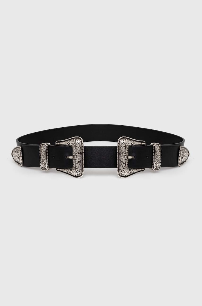 The Kooples Pasek czarny AFCE25026K