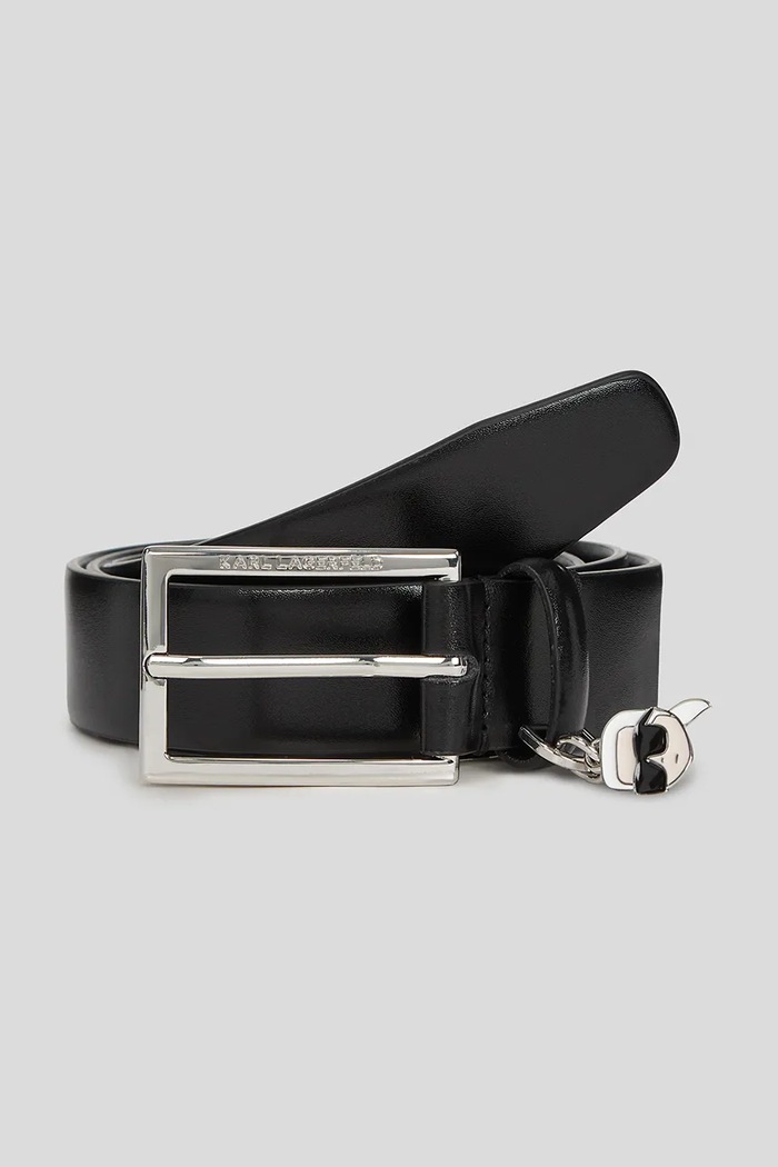 Opasok Karl Lagerfeld IKON čierna A3W33069