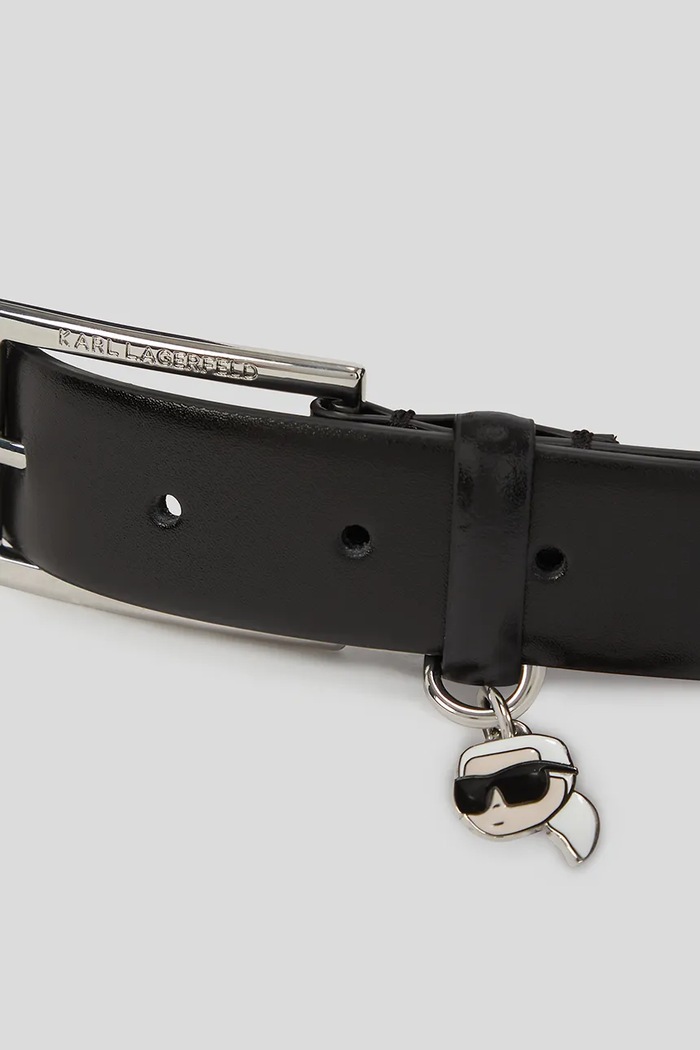Opasok Karl Lagerfeld IKON čierna A3W33069