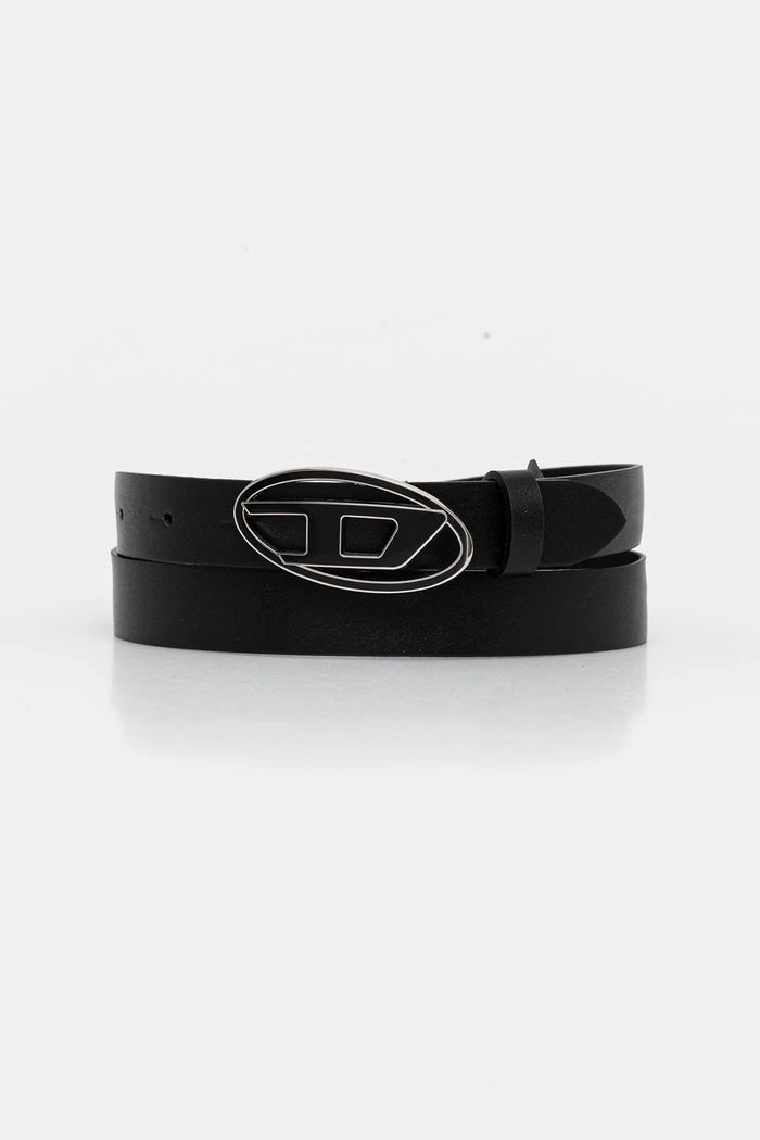 Diesel öv női bőr OVAL D LOGO B-1DR 25 fekete X09716.P1245