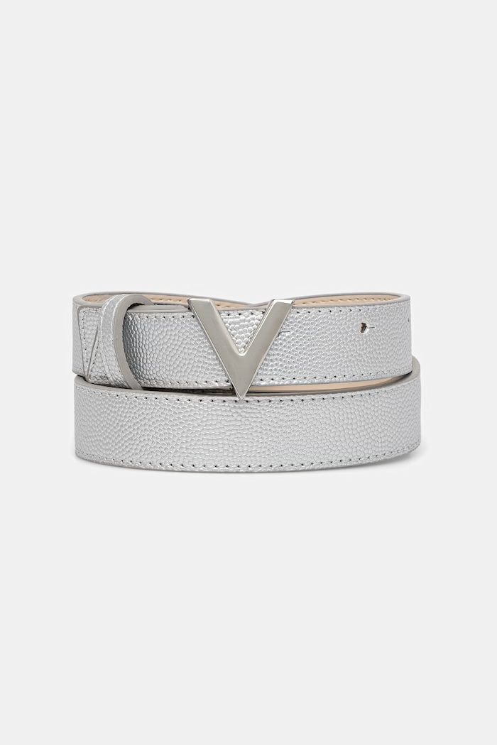 Pásek Valentino Bags stříbrná VCS1R456GN