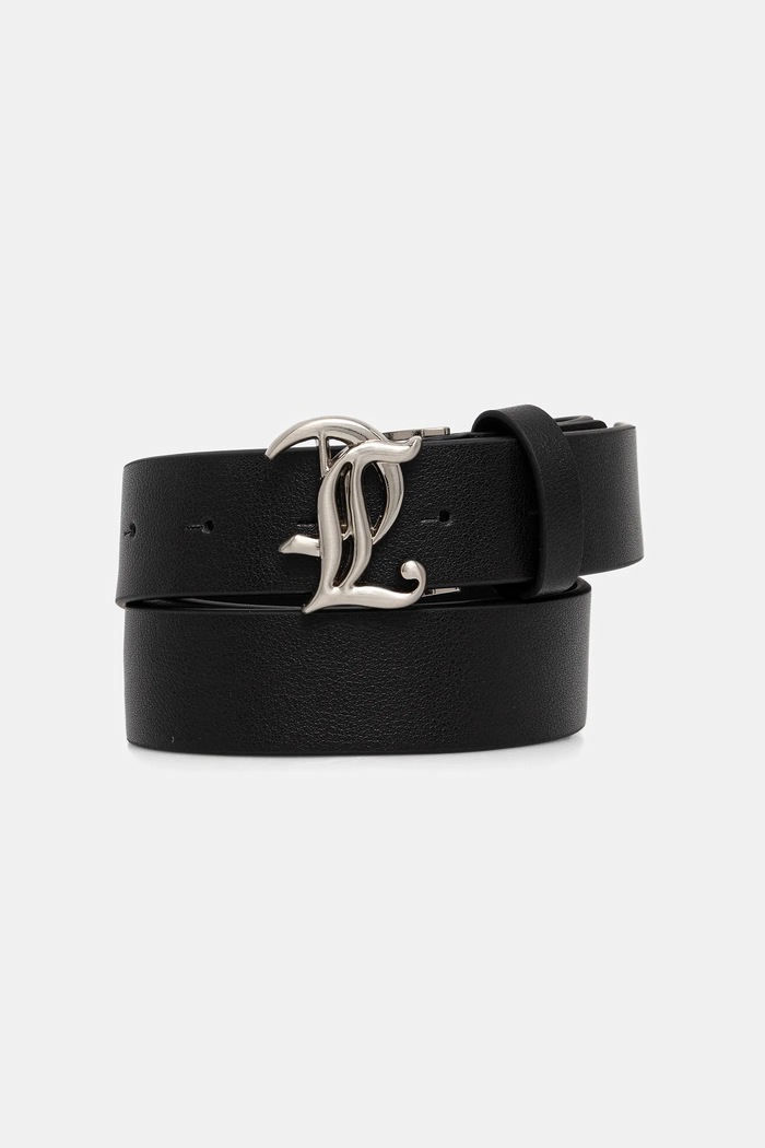 Juicy Couture Curea de piele JC negru WIJJ98537WL7