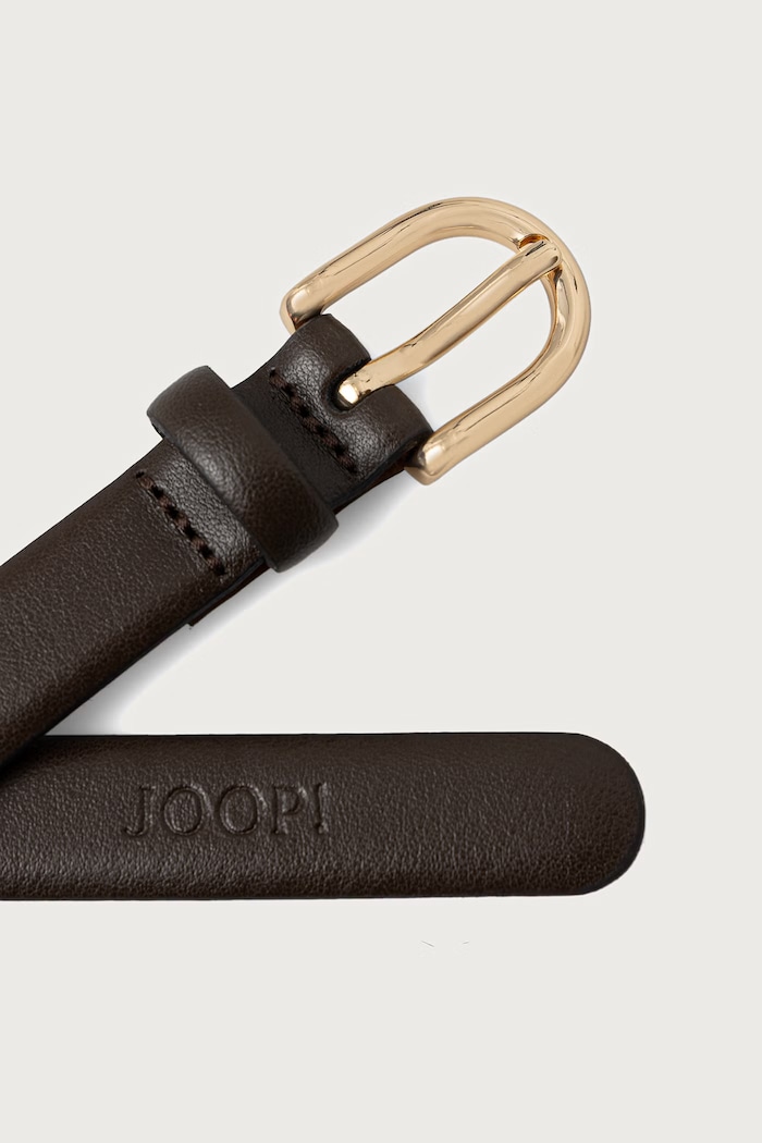 Joop! Pasek damski skórzany 8329 brązowy AA00