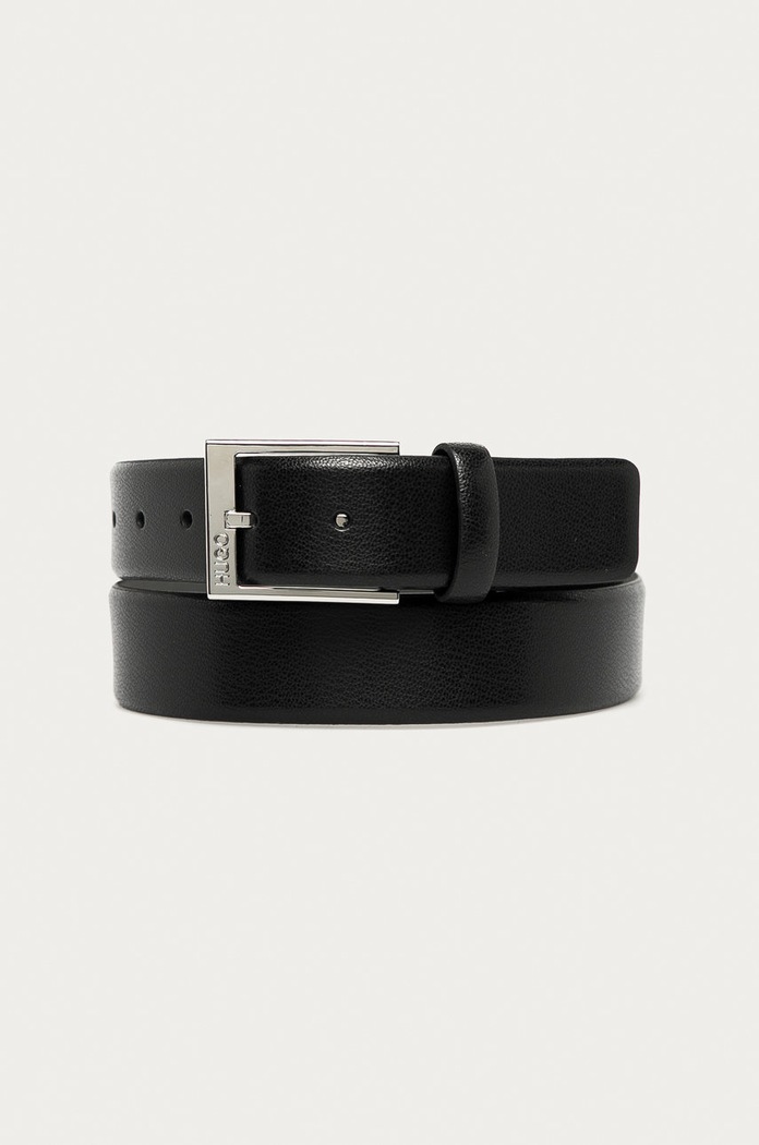 HUGO curea de piele negru 50385627.NOS