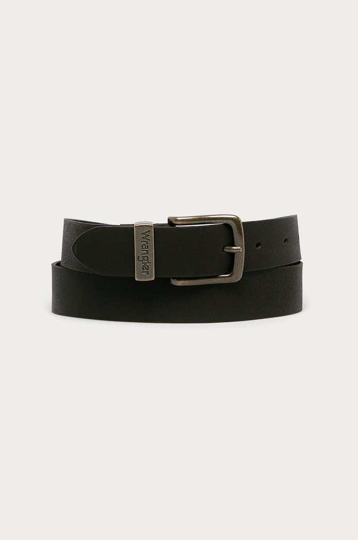 Wrangler - Kožený pásek hnědá W0080US85