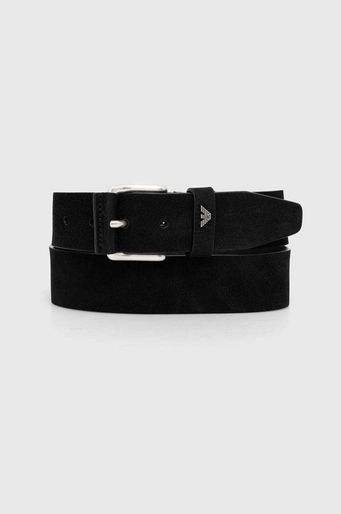 Emporio Armani Oboustranný kožený pásek Emporio Armani Y4S426.YTU5J.NOS černá AA00
