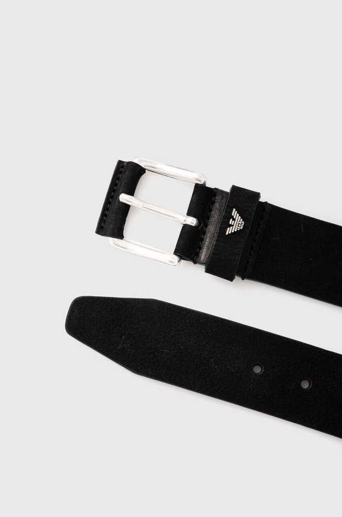 Doplňky Emporio Armani Oboustranný kožený pásek Emporio Armani Y4S426.YTU5J.NOS černá