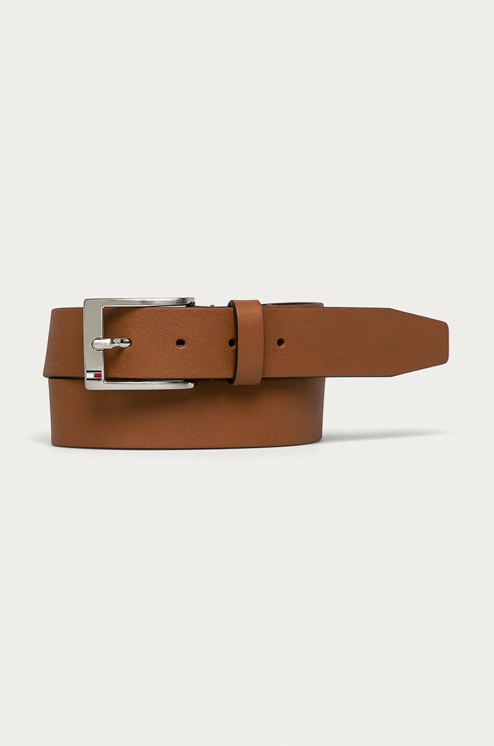 Tommy Hilfiger - Curea de piele maro E367895011
