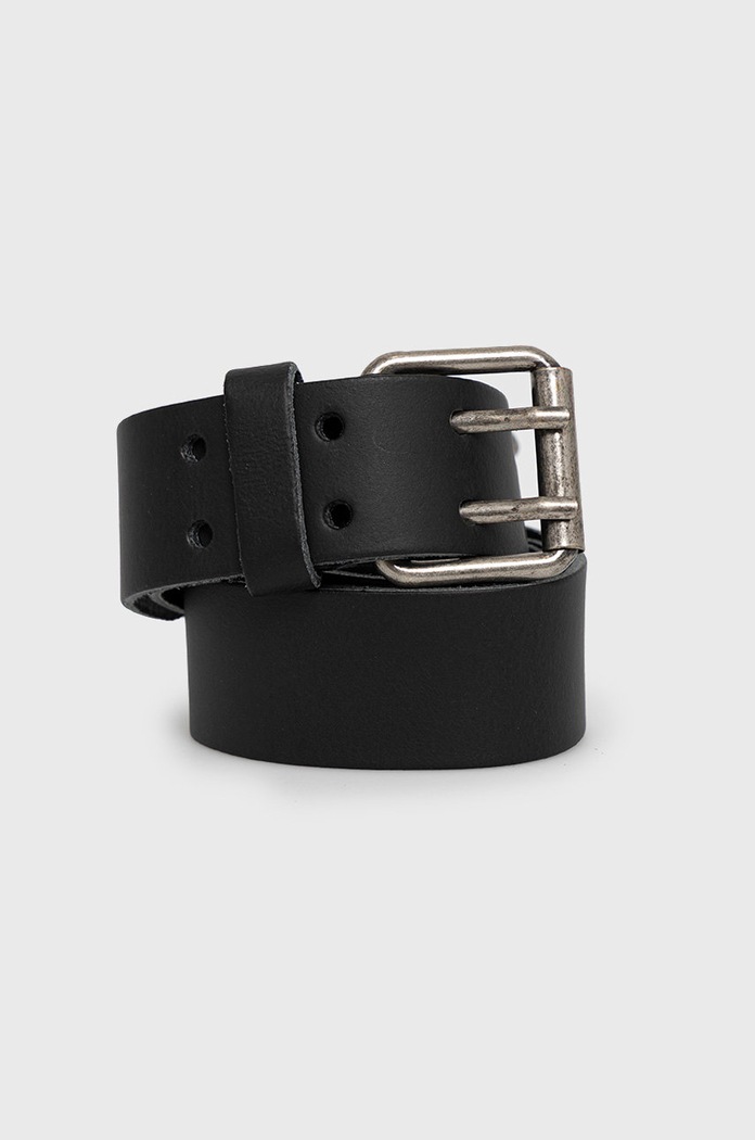 Kožený opasok Jack & Jones čierna 12192626