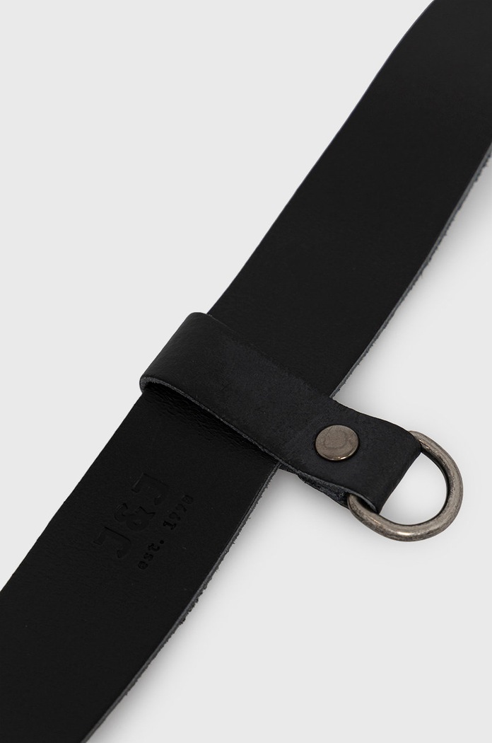Kožený opasok Jack & Jones 12192626 čierna AA00