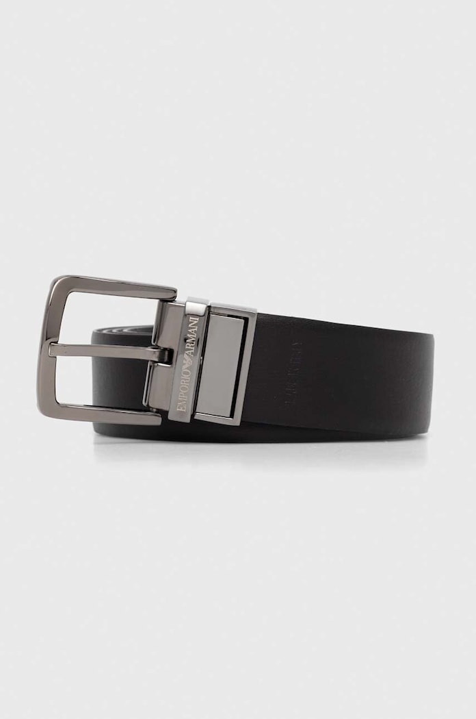 Emporio Armani kifordítható bőröv fekete Y4S074.YKL2J.NOS