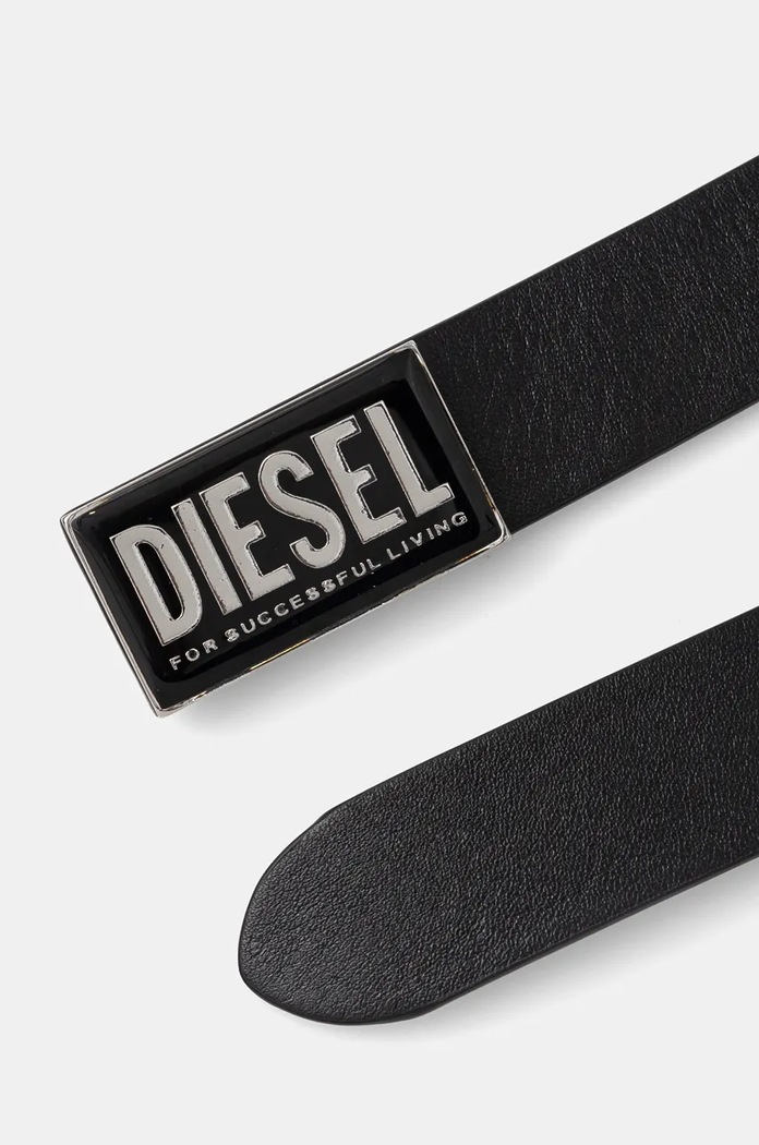 Кожен колан Diesel B-GLOSSY II X09945.PR227 черен AA00