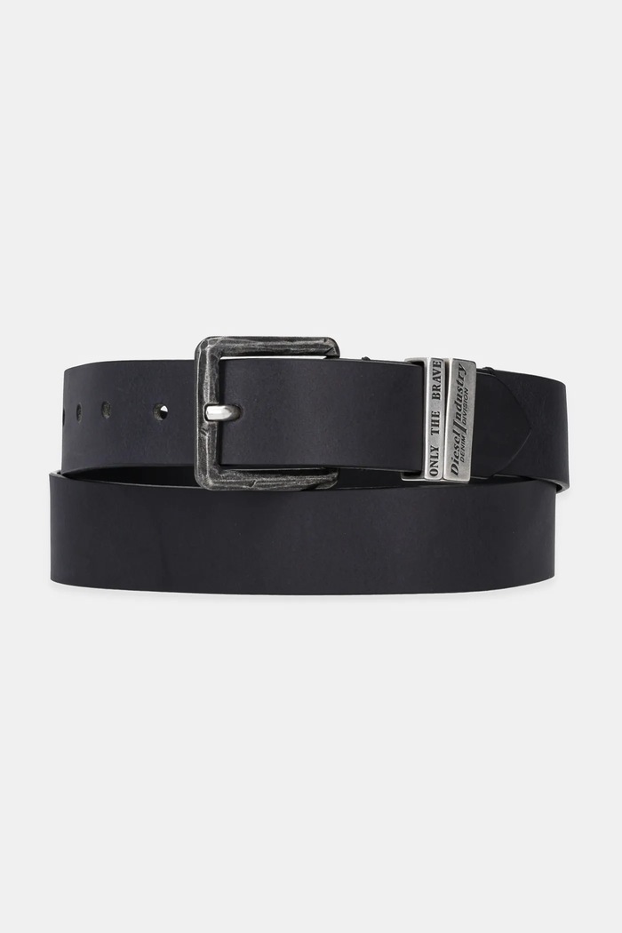Ζώνη Diesel DIESEL LOGO B-GUARANTEE-A belt μαύρο X08532.PR227