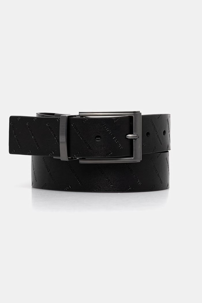 Armani Exchange opasok pánsky kožený čierna XM002861.AF22848.NOS