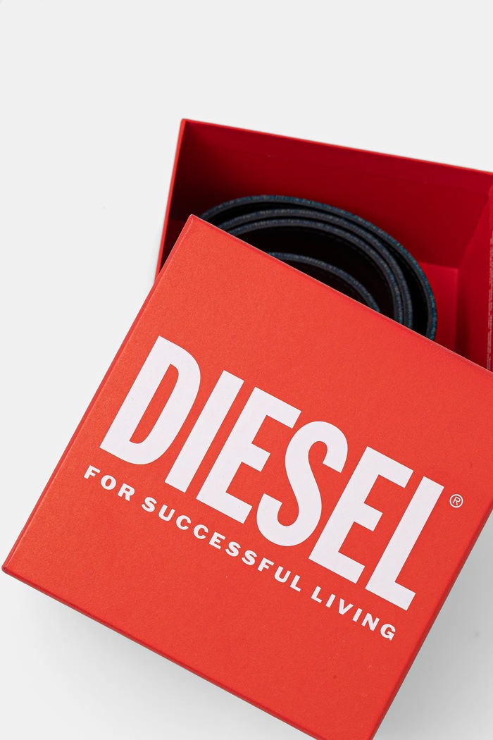 Doplnky Opasok Diesel OVAL D LOGO B-1DR W X08727.PR413 modrá