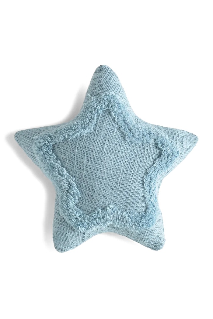 Calma House cuscino decorativo Star2 blu STAR2.R32.AZU