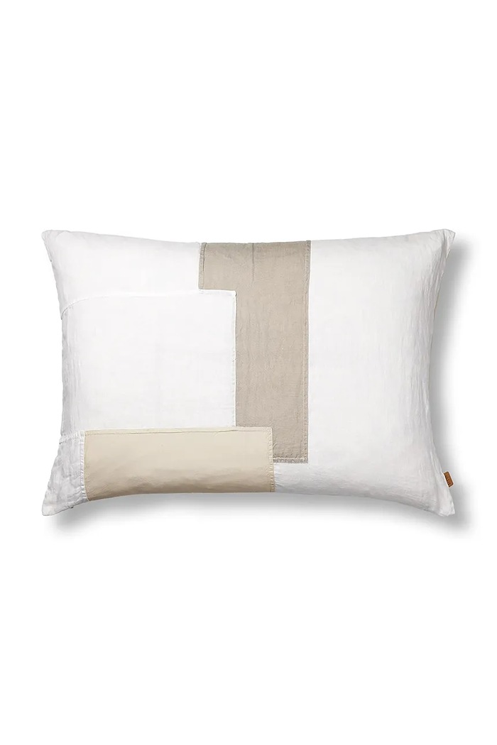 Dekorativní polštář ferm LIVING Part cushion bílá 1104265611