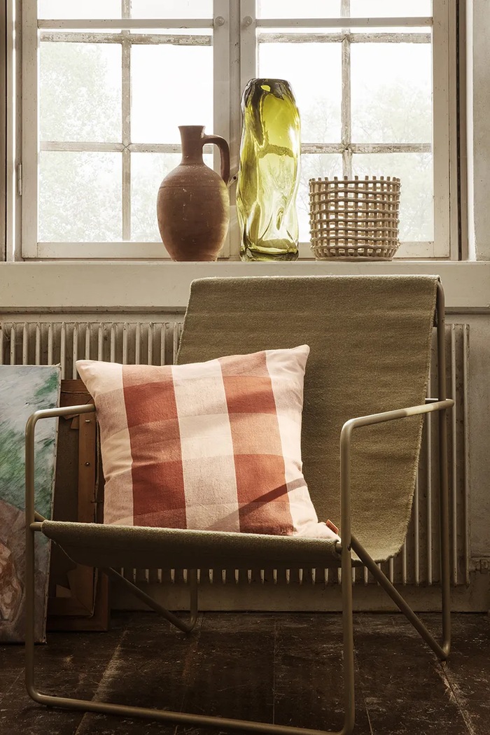 Dekorativní polštář ferm LIVING Grand 1104264310 červená AA00