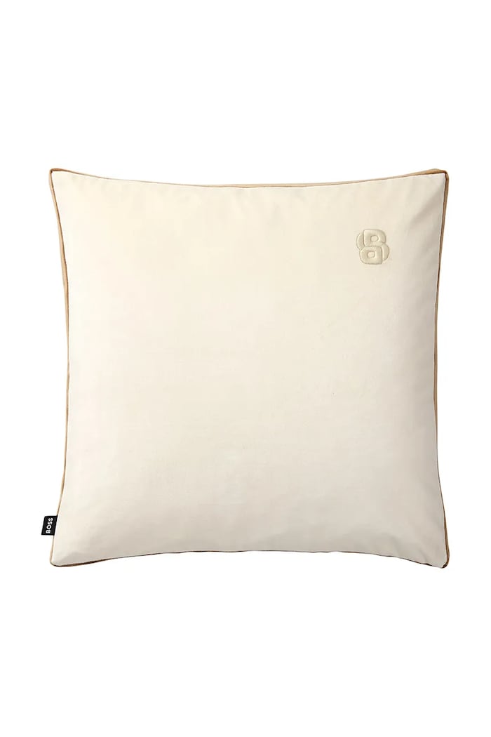 Pamučna jastučnica BOSS BVELVET Almond 43 x 43 cm bež 1060394