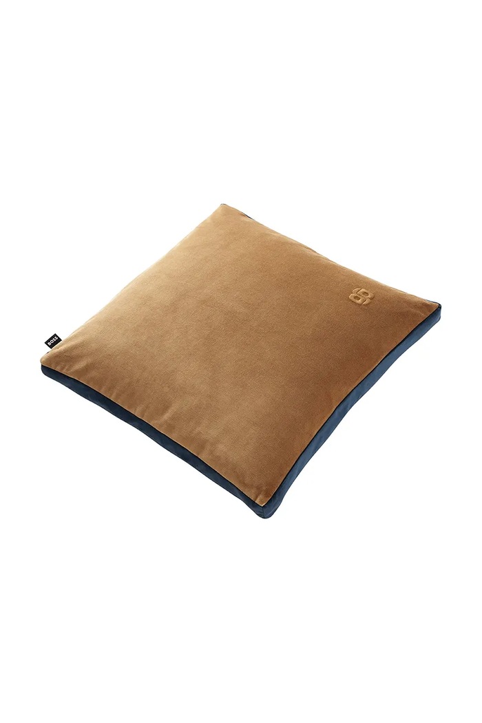 BOSS Față de pernă din bumbac BVELVET Camel 43 x 43 cm 1060392 bej AA00