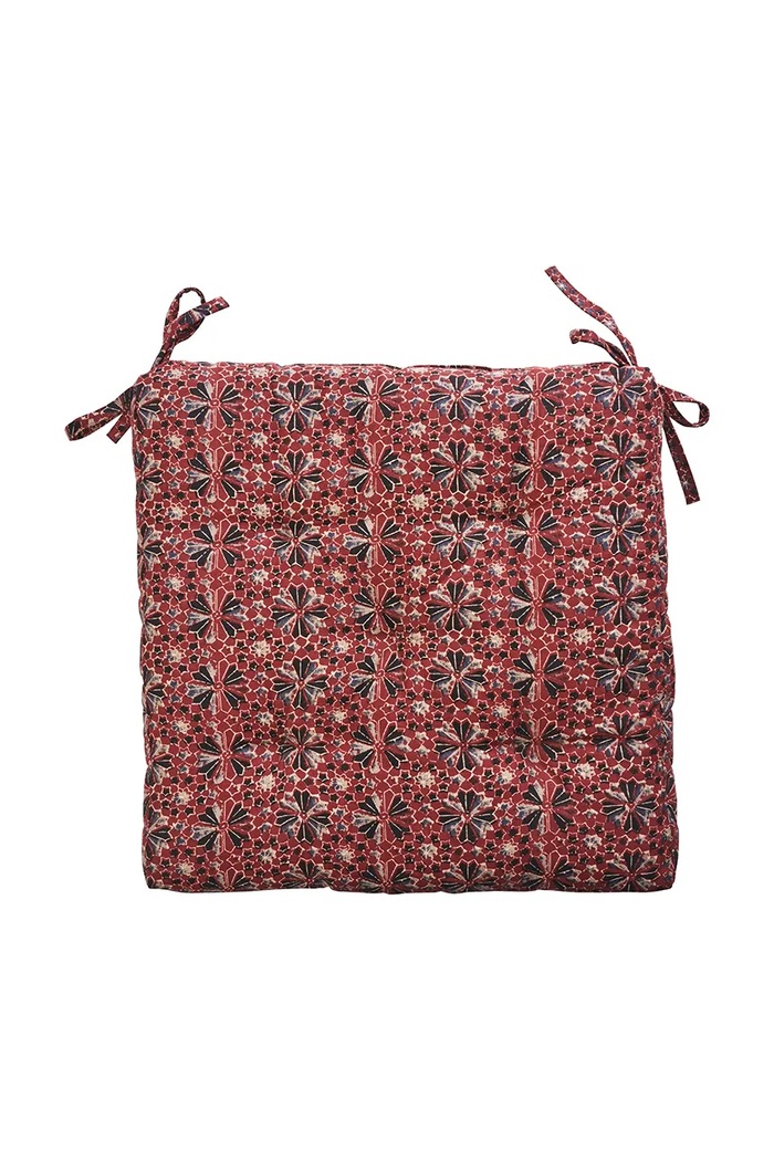 Pamučni jastuk za stolicu Madam Stoltz 45 x 45 cm šarena CP.4545.265