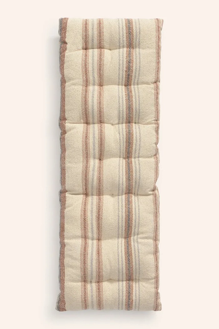 Dekoratívny bavlnený vankúš na lavicu Calma House Peru 40 x 120 x 4 cm viacfarebná PERU.4.TIE