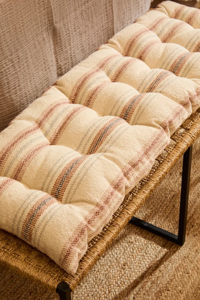 Dekoratívny bavlnený vankúš na lavicu Calma House Peru 40 x 120 x 4 cm PERU.4.TIE viacfarebná AA00