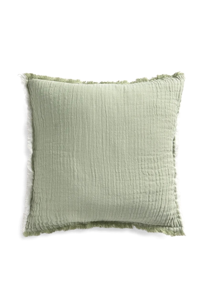 Calma House față de pernă decorativă din bumbac Layer 45 x 45 cm verde LAYER2.45.VER
