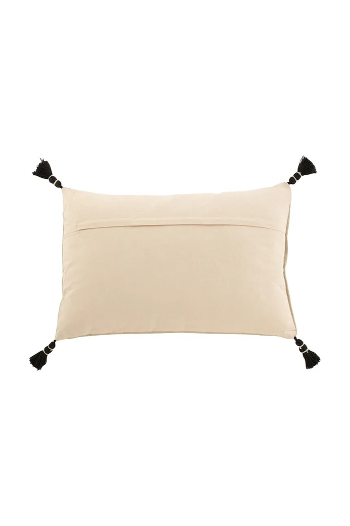 Bavlnený dekoratívny vankúš J-Line 59 x 37,5 x 13,5 cm 23131. viacfarebná AA00