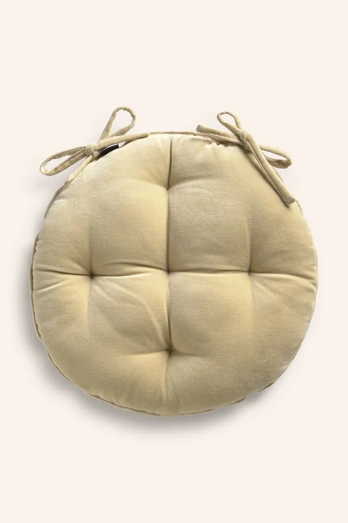 Calma House cuscino sedia Velour 40 x 4 cm beige VELOUR.40D.CRU
