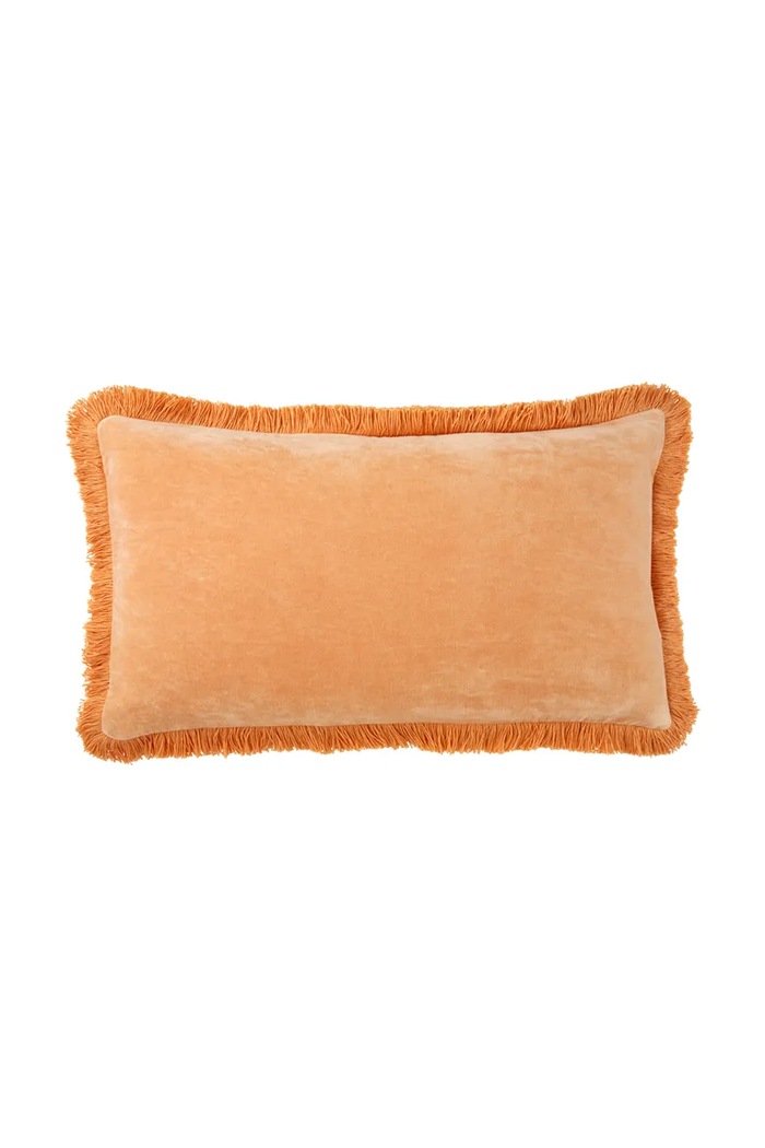 Olivier Desforges poszewka dekoracyjna na poduszkę bawełniana ROMULUS Nectar 33 x 57 cm pomarańczowy 1062841