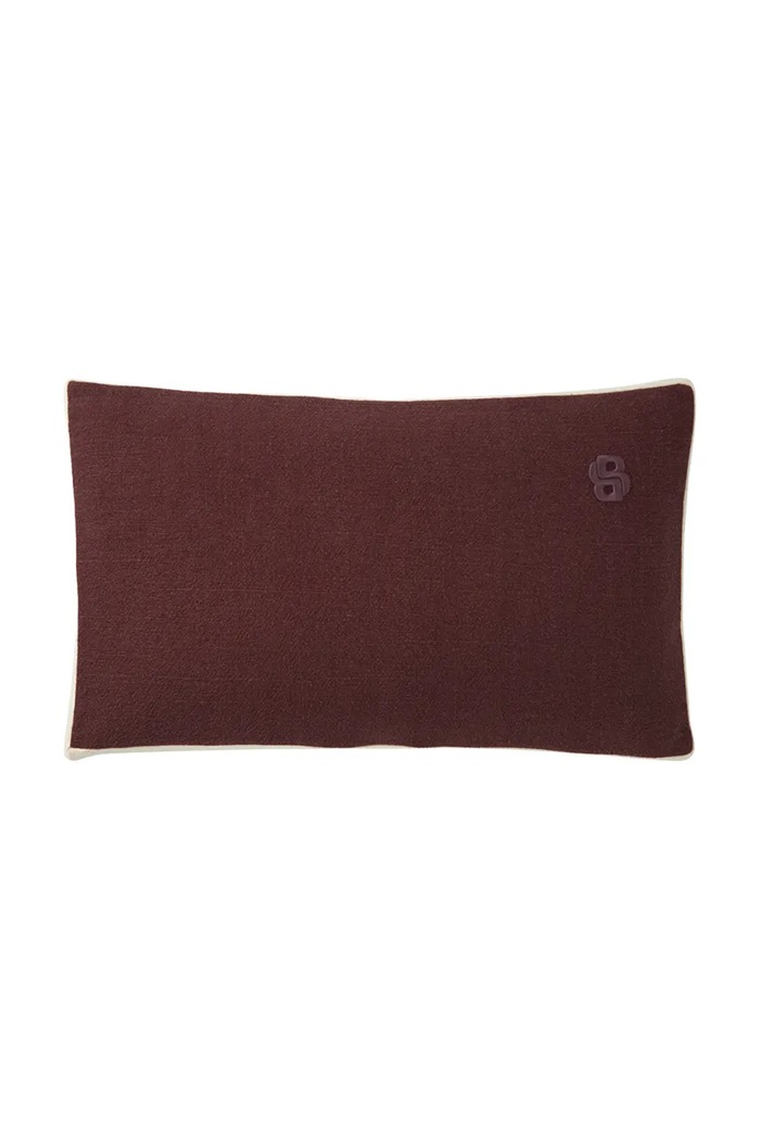 BOSS poszewka na poduszkę lniana CLAYTON Moka 31 x 55 cm brązowy 1063373