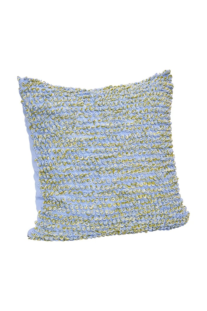 Hübsch подушка декоративная хлопковая 50 x 50 cm голубой 702113