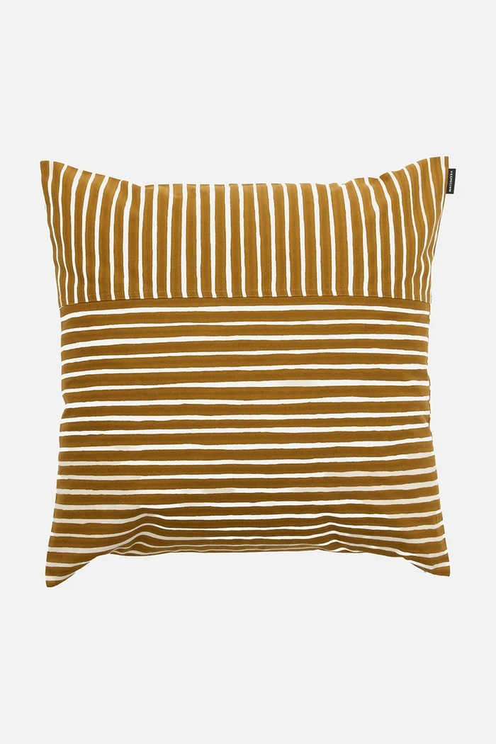 Marimekko Poszewka na poduszkę dekoracyjna bawełniana 50 x 50 cm brązowy 076026.285