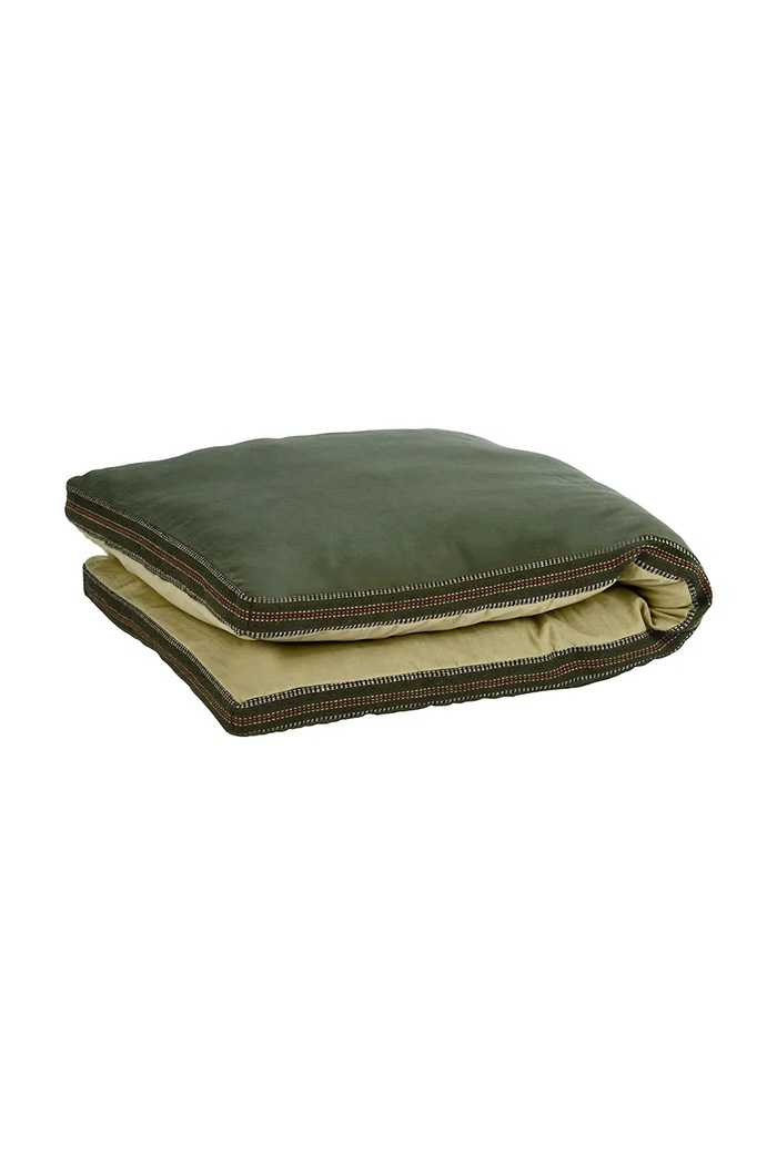 Madam Stoltz pernă decorativă din bumbac 60 x 140 cm verde FM.0019.25C