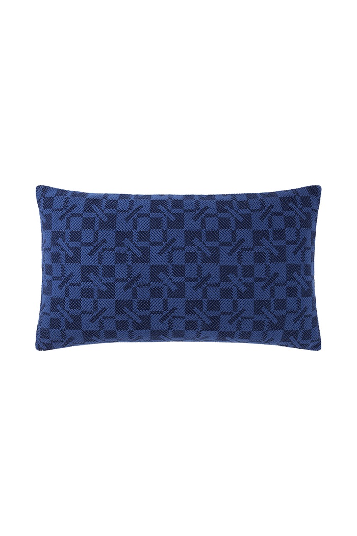 Kenzo Poszewka na poduszkę dekoracyjna z dodatkiem wełny Marine 33 x 57 cm 1077311 granatowy AA00