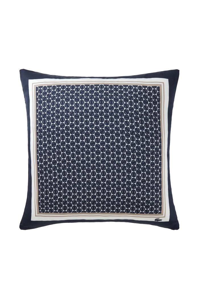 Lacoste Poszewka na poduszkę dekoracyjna z jedwabiem LTENNISB Marine 45 x 45 cm granatowy 1074728