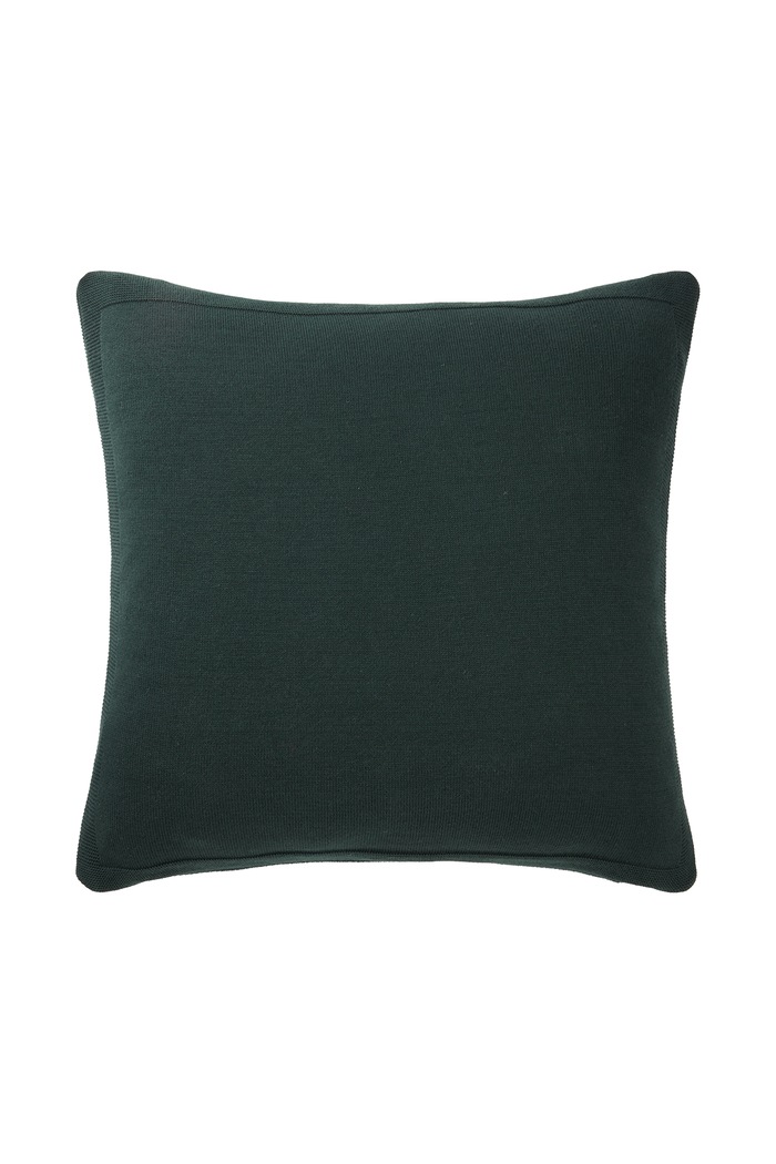 Lacoste Poszewka na poduszkę dekoracyjna bawełniana LBLASON Vert 45 x 45 cm 1074720 zielony AA00