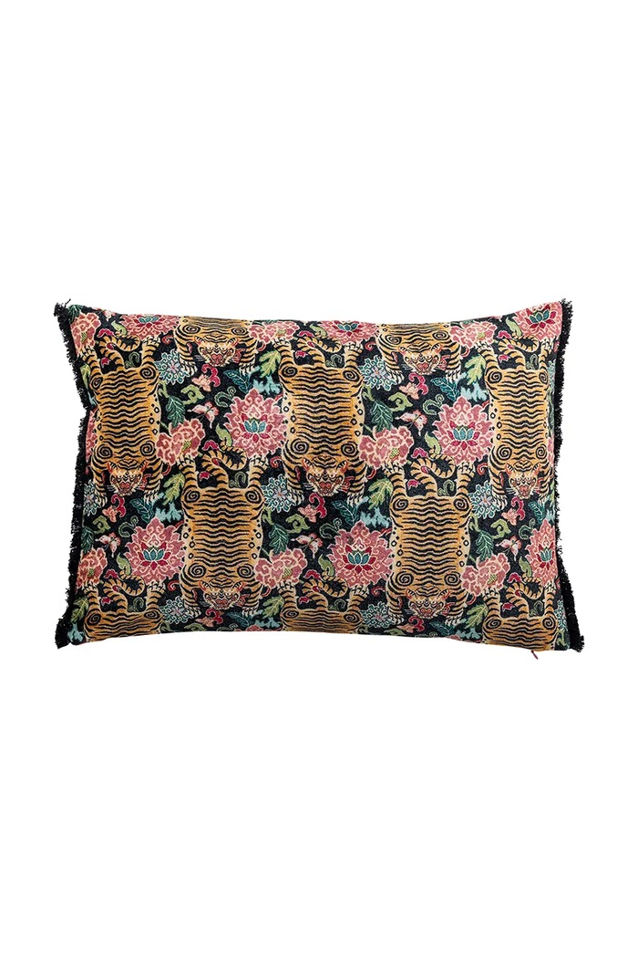 Bloomingville Poduszka dekoracyjna z bawełną 50 x 35 cm multicolor 82073219