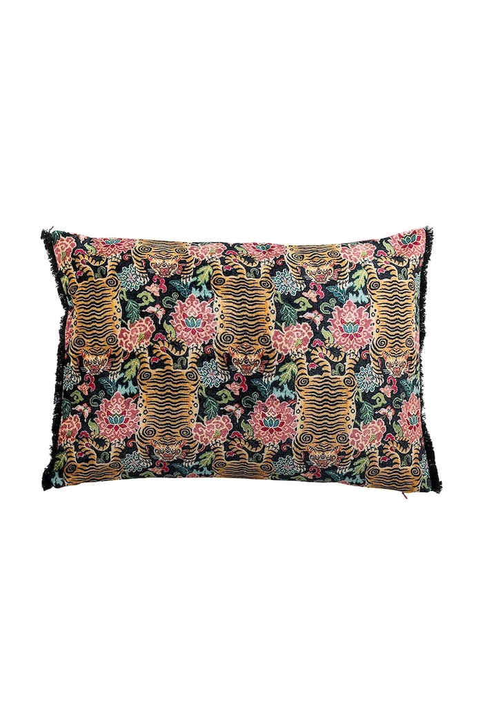 Bloomingville Poduszka dekoracyjna z bawełną 50 x 35 cm multicolor 82073219