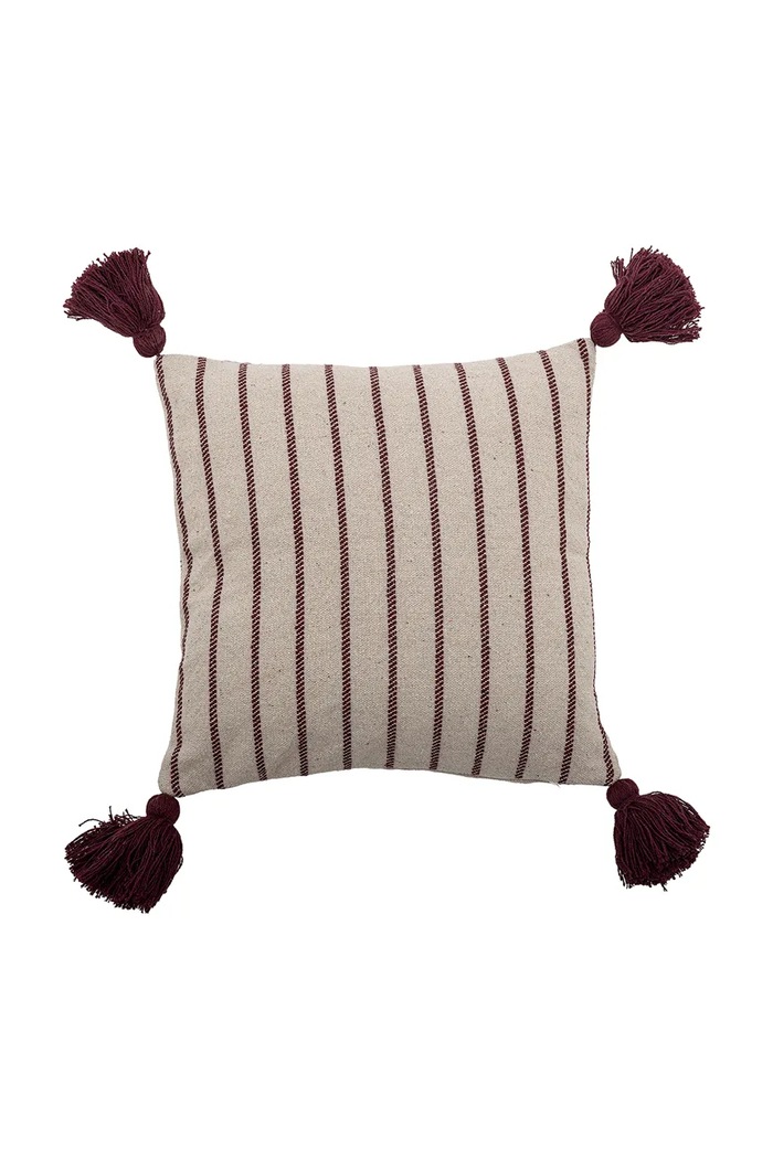 Bloomingville Poduszka dekoracyjna z bawełną 45 x 45 cm 82073259 multicolor AA00
