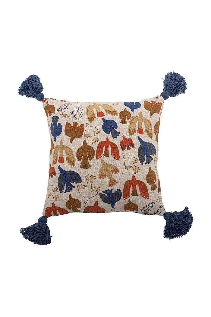 Bloomingville Poduszka dekoracyjna z bawełną 45 x 45 cm multicolor 82073258