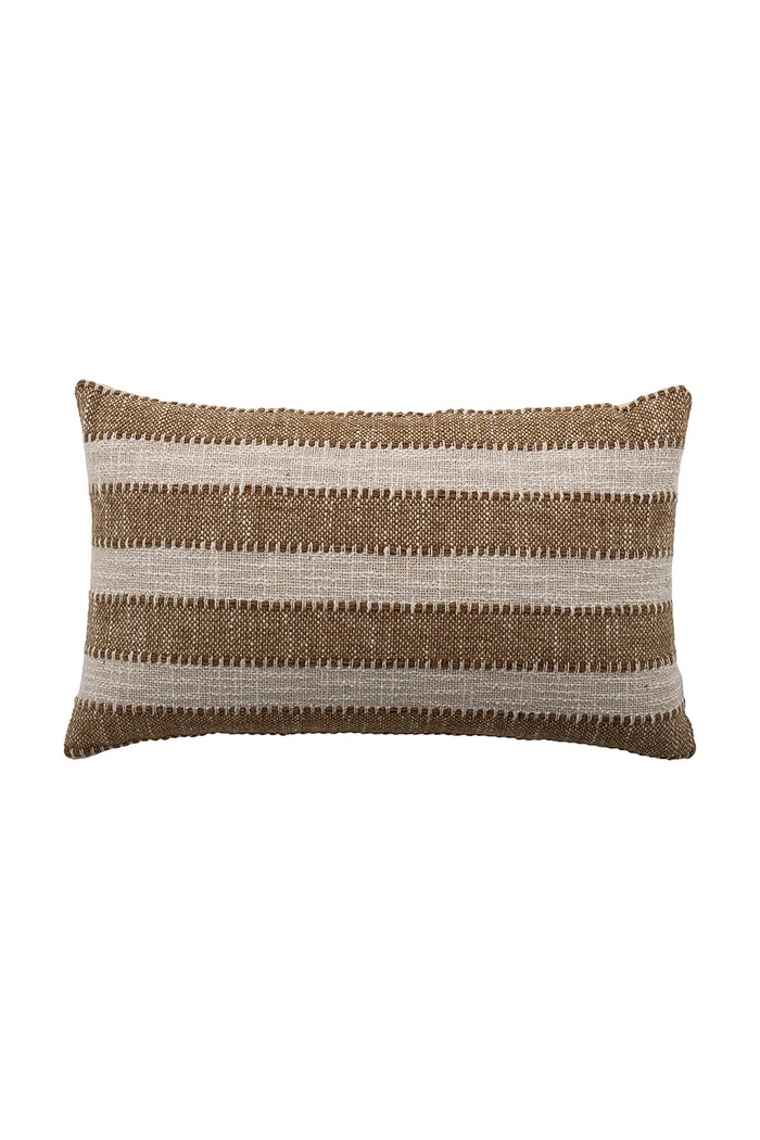Bloomingville Poduszka dekoracyjna bawełniana 50 x 30 cm brązowy 82073241
