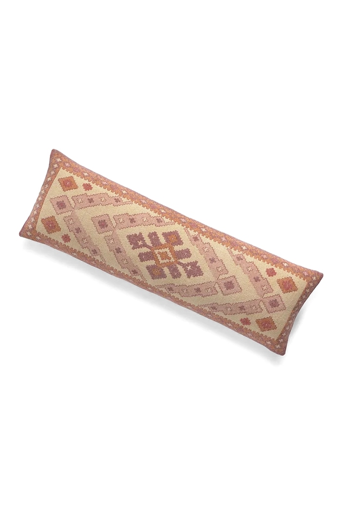 Calma House poduszka dekoracyjna bawełniana 35 x 110 cm multicolor AISHA110ROS