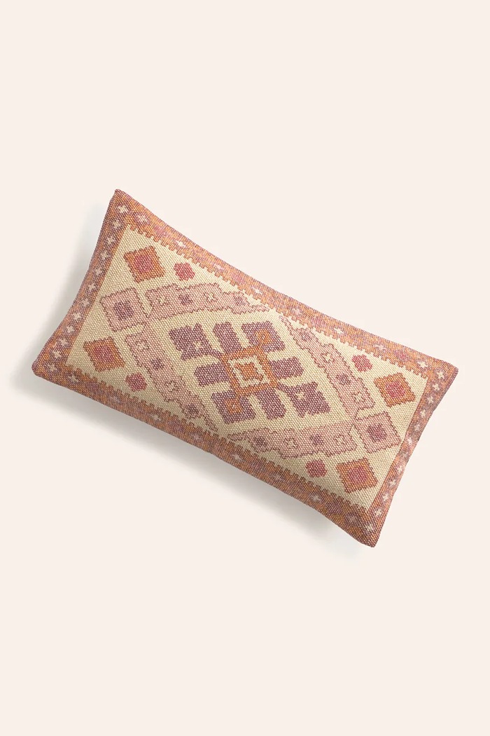 Calma House poszewka na poduszkę dekoracyjna bawełniana 30 x 60 cm multicolor AISHA30ROS