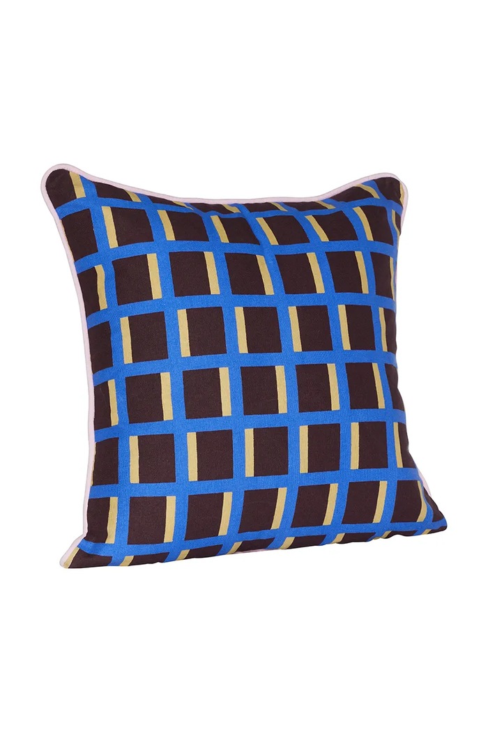 Hübsch poduszka dekoracyjna bawełniana 50 x 50 cm multicolor 701701