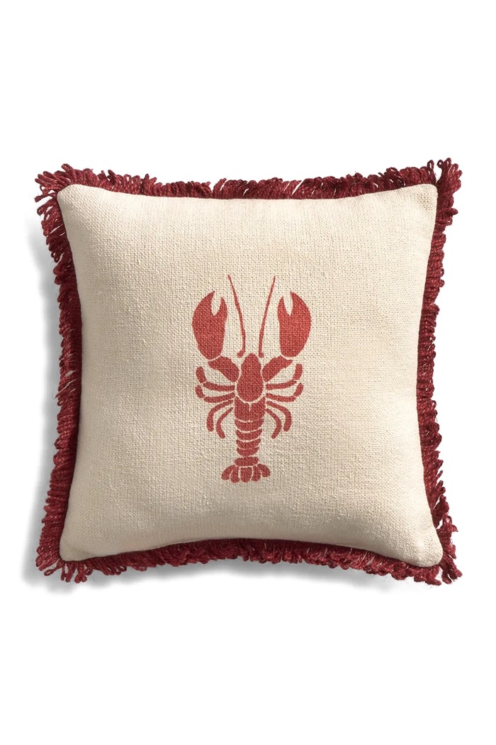 Calma House vankúš dekoratívny bavlnený 32 x 32 cm červená LOBSTER.R32.ROJ