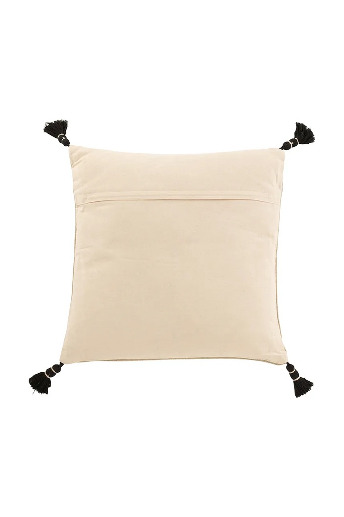 J-Line pernă decorativă din bumbac 44,5 x 44,5 x 12 cm 23130 bej AA00